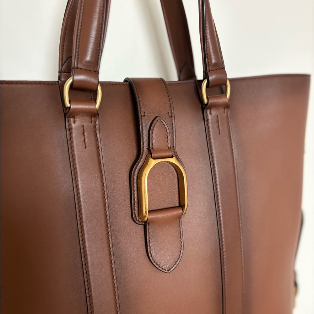 Ralph Lauren Purple Label Brown Leather Bag - Picture 9 of 16